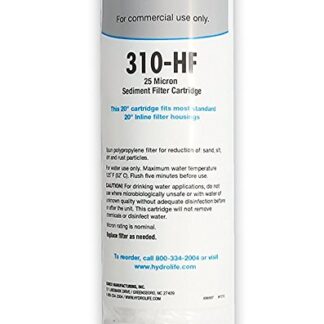 Hydro Life 310-HF Replacement Sediment Filter